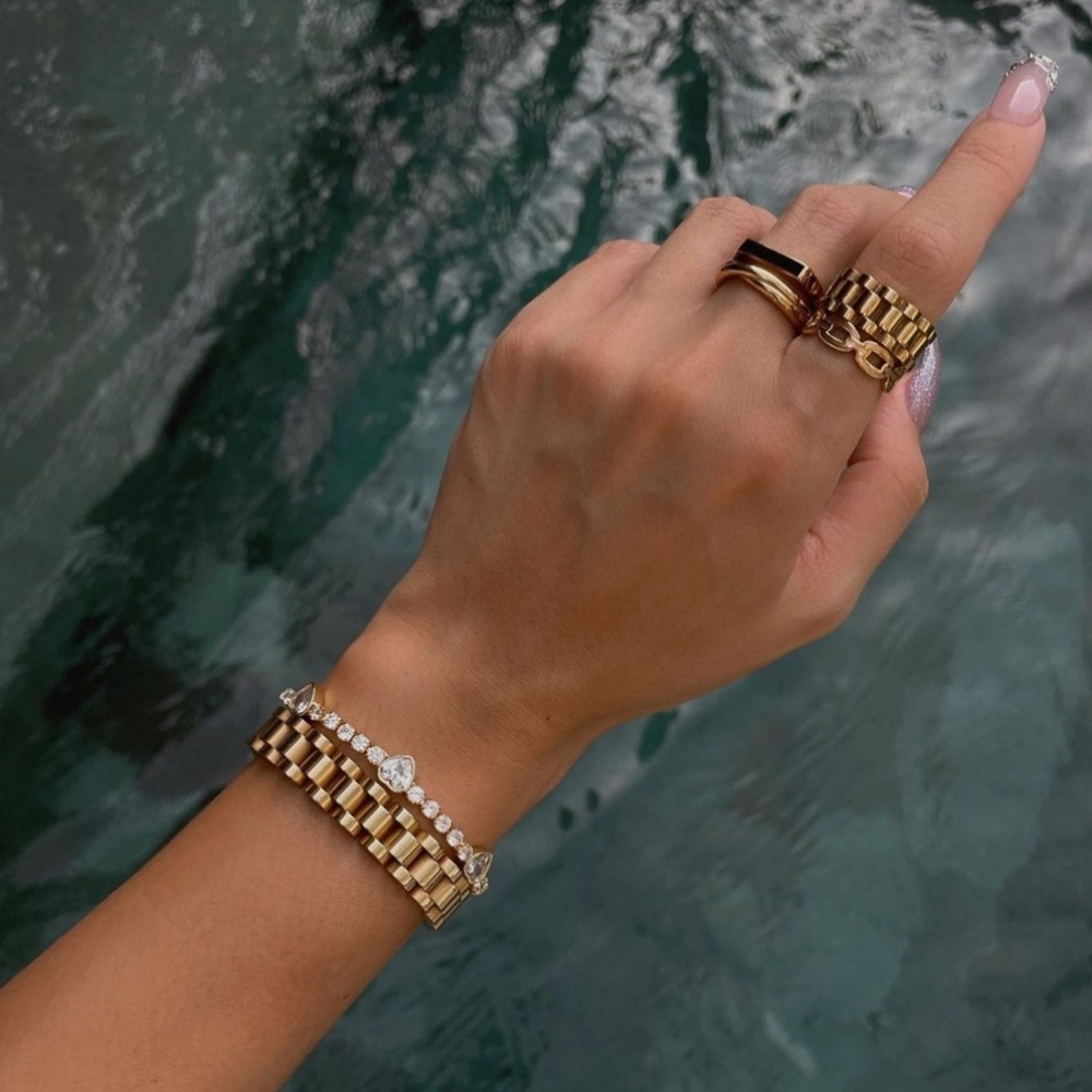 'Sage' Ring Gold